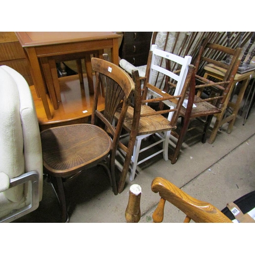 522 - COLLECTION OF MISC CHAIRS