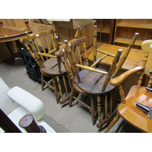 531 - FOUR SPINDLEBACK CHAIRS