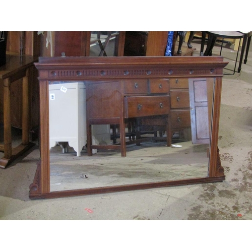 551 - VICTORIAN OVERMANTLE MIRROR