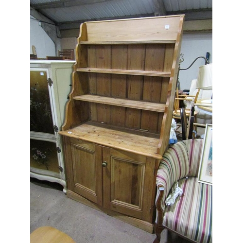 584 - VICTORIAN PINE DRESSER