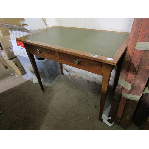 596 - EDWARDIAN INLAID WRITING DESK