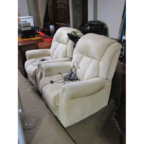 622 - TWO RECLINING ARMCHAIRS