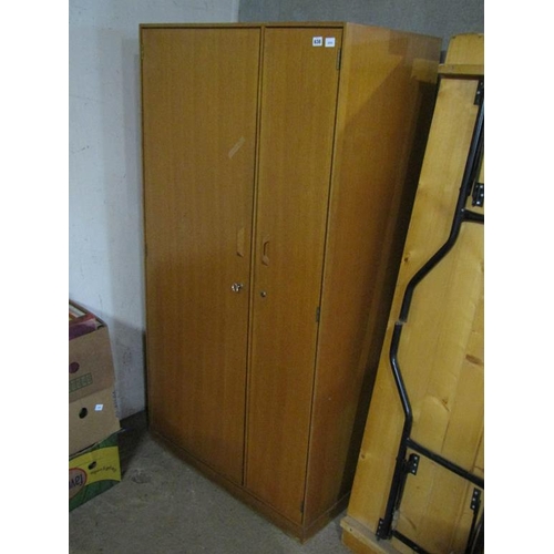 638 - OAK WARDROBE