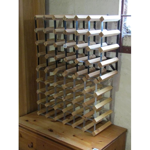 647 - TWO WINE RACKS