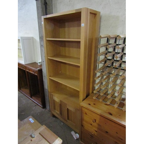 648 - OAK BOOKCASE