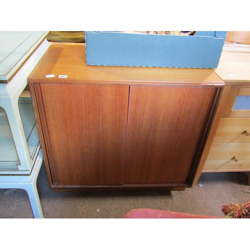 697 - TEAK CUPBOARD