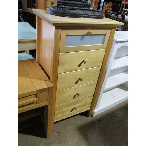 713 - BEECH PEDESTAL CHEST