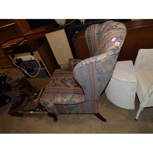 758 - WING BACK ARM CHAIR