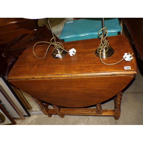 799 - DROP LEAF TABLE