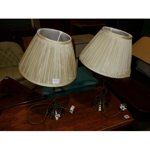 800 - TWO TABLE LAMPS