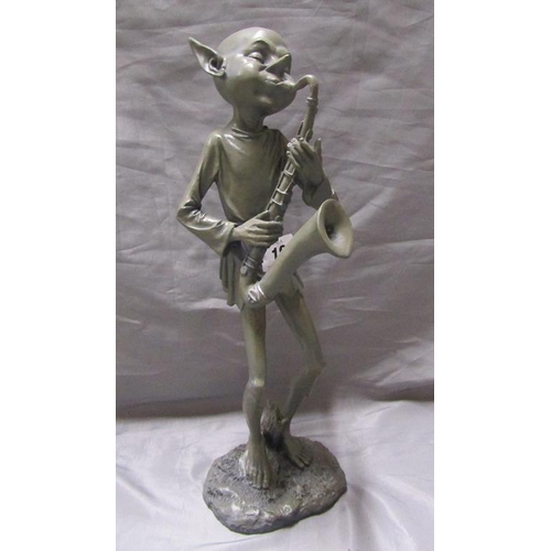 19 - BRONZED PIXIE WITH SAXOPHONE