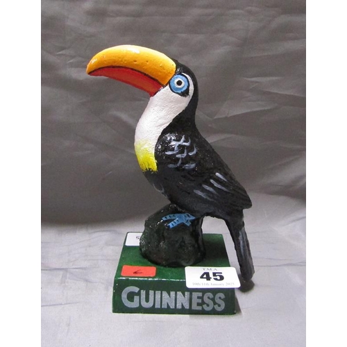 45 - REPLICA CAST IRON TOUCAN