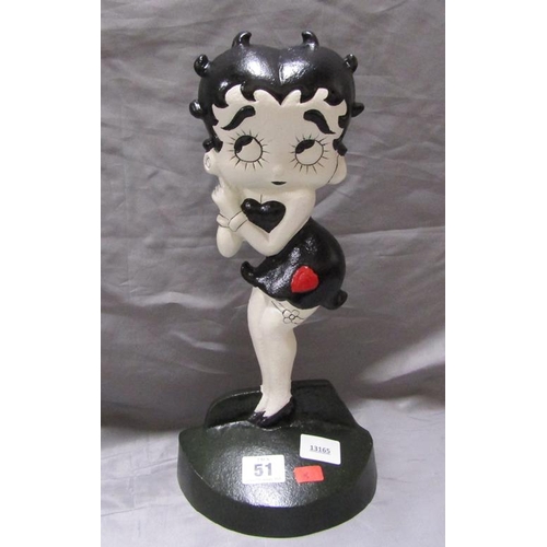 51 - REPLICA CAST IRON BETTY BOOP