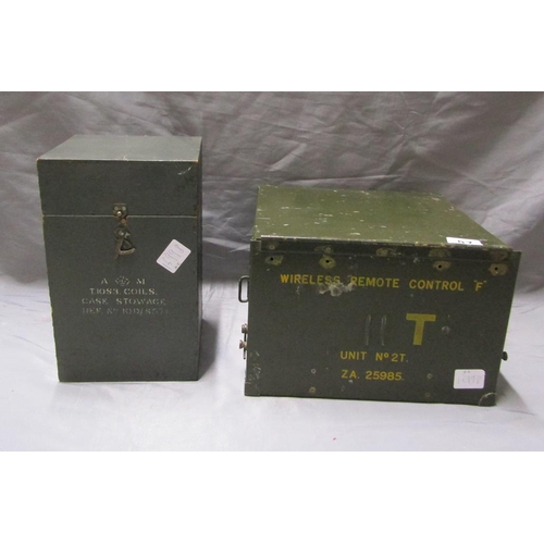 57 - MILITARY BOXES