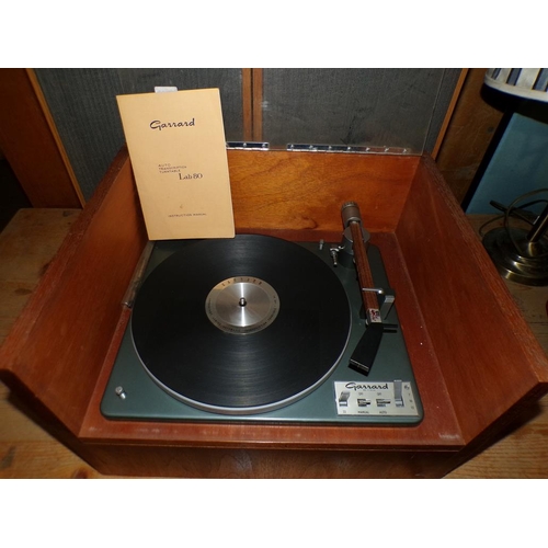 856 - GARRARD STEREO AND SPEAKERS