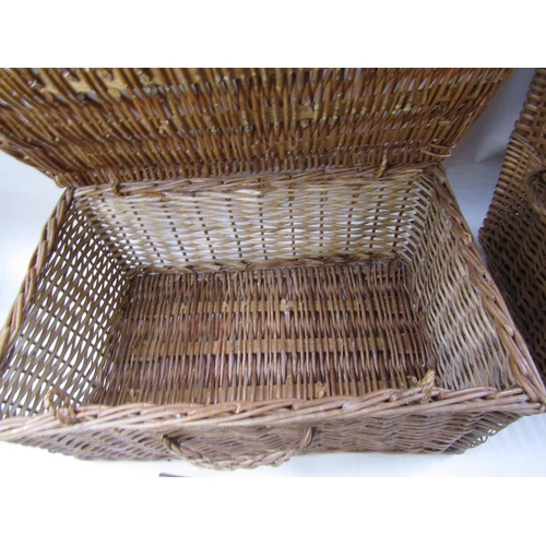 1197 - TWO WICKER HAMPERS