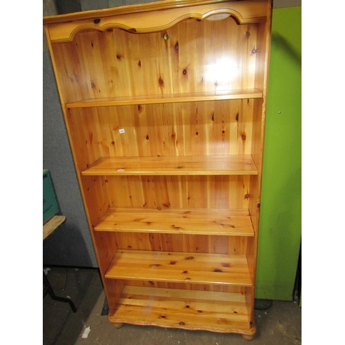 850 - PINE BOOKCASE