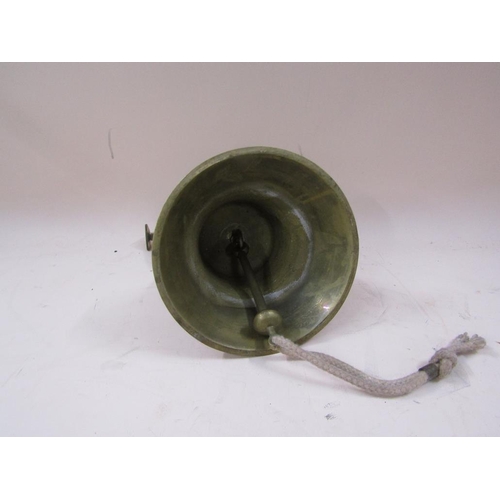 1273 - BRASS BELL, 20CM DIAM MOUTH, 18CM H