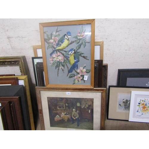 142 - COLLECTION OF FRAMED PICTURES AND PRINTS - ADVERTISING ETC