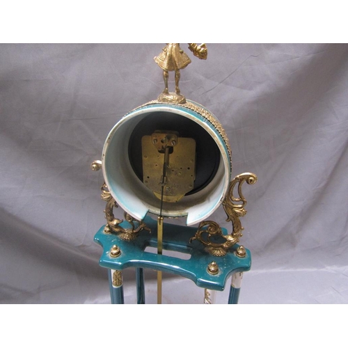 16 - PENDULUM MANTEL CLOCK