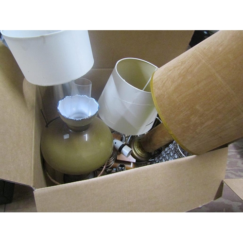 234 - BOX OF LAMPS