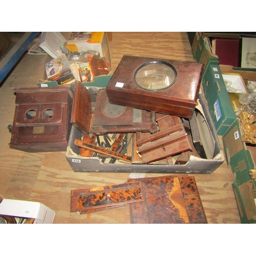 239 - COLLECTION OF MISC. ANTIQUE CAMERA EQUIPMENT ETC