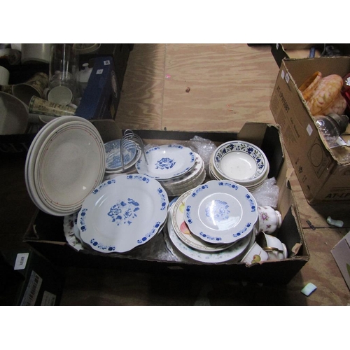 264 - BOX OF PLATES