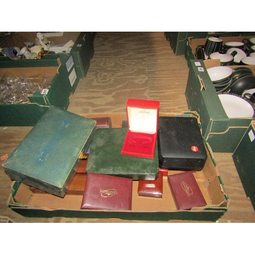 276 - WATCH CASES, JEWELLERY BOXES ETC