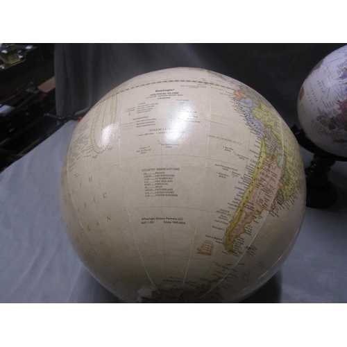 30 - TWO WORLD GLOBES