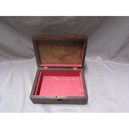 67 - VICTORIAN MOTHER OF PEARL INLAID BOX