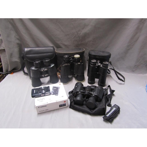 69 - COLLECTION OF BINOCULARS AND CAMERAS