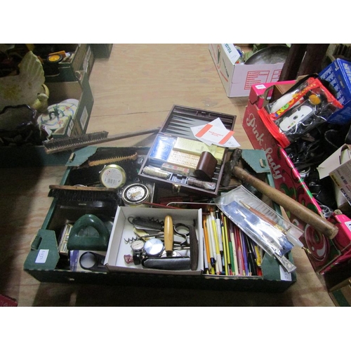 182 - BOX TO INCL SHOE CLEANING KIT, TOOLS ETC