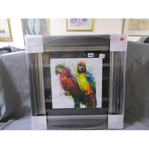 406 - PATRICE MURCIANO PARROT PRINT