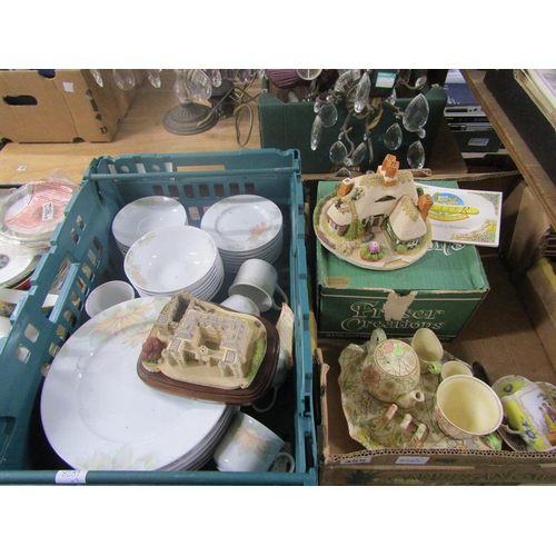 455 - TWO BOXES OF TEA/TABLE WARES ETC TO INCL ROYAL WINTON