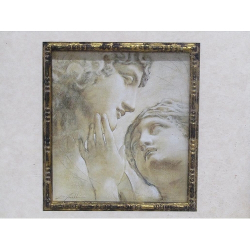 1260 - GREEK ROMANCE - PRINT, F/G, 13CM X 12CM