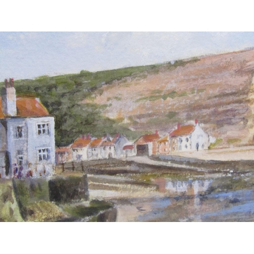 1262 - FOUR F/G WATERCOLOURS - VARIOUS SUBJECTS TO INCL SANDGATE WHITBY,