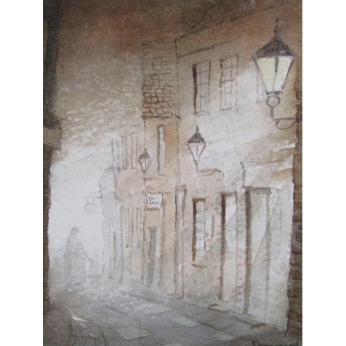 1262 - FOUR F/G WATERCOLOURS - VARIOUS SUBJECTS TO INCL SANDGATE WHITBY,