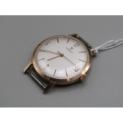 1516 - GOLD CASED TISSOT GENTS WATCH