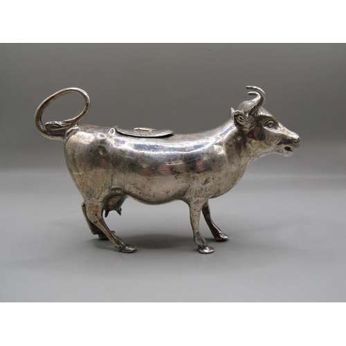 1519 - 20c DUTCH SILVER COW CREAMER 2.8ozt