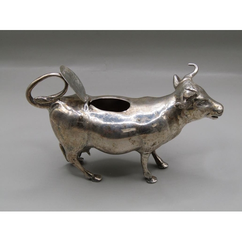 1519 - 20c DUTCH SILVER COW CREAMER 2.8ozt