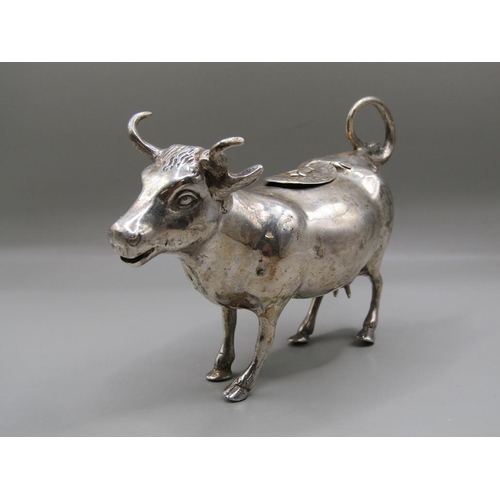 1519 - 20c DUTCH SILVER COW CREAMER 2.8ozt