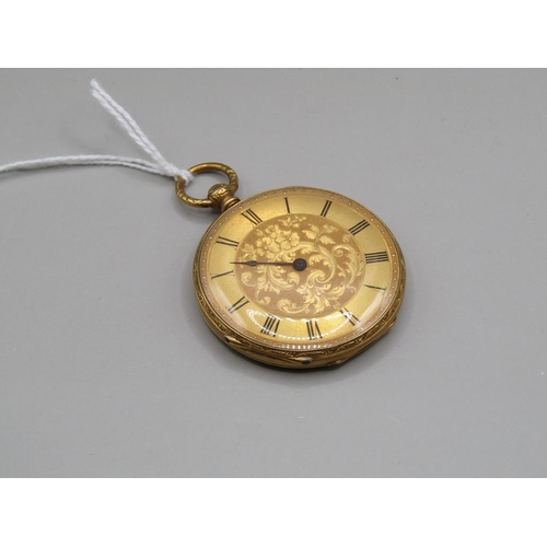 1521 - 14ct GOLD CASED POCKET WATCH