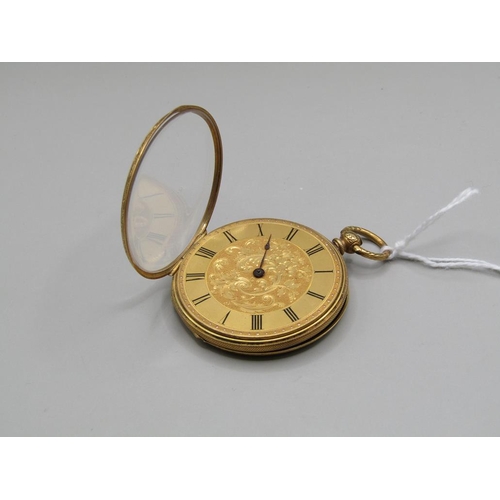 1521 - 14ct GOLD CASED POCKET WATCH