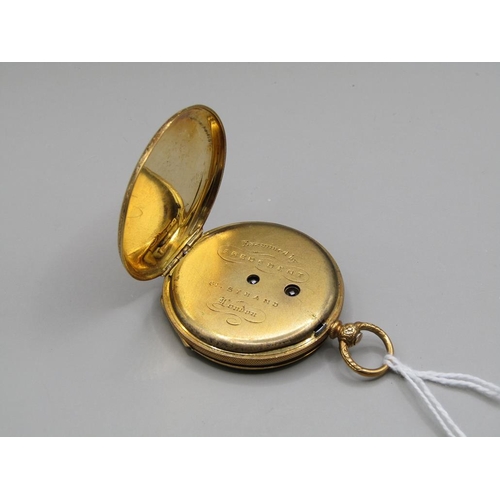 1521 - 14ct GOLD CASED POCKET WATCH