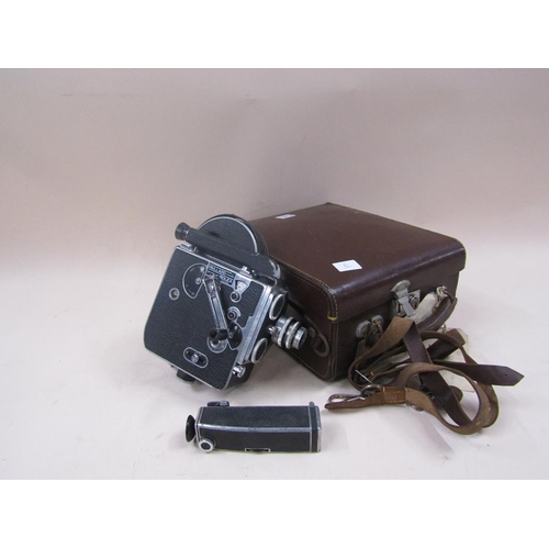 1373 - PAILLARD BOLEX MOVIE CAMERA IN LEATHER CASE