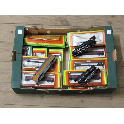 1298 - TWO BOXES OF OO GAUGE MODEL RAILWAY TO INCL ENGINES, WAGONS, ETC