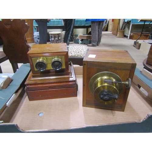 1423 - PLATE CAMERA; PLATE STEREOSCOPIC VIEWER - PLATE HOLDERS AND LENS