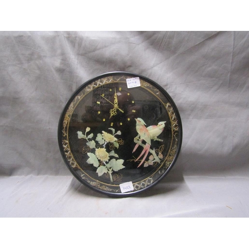 109B - ORIENTAL WALL CLOCK