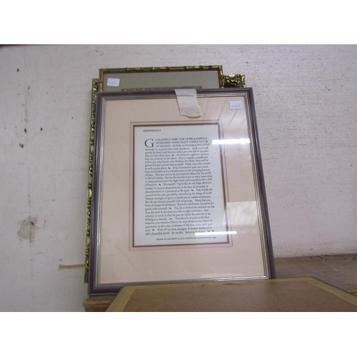 142 - GILT FRAMED EMBROIDERIES ETC