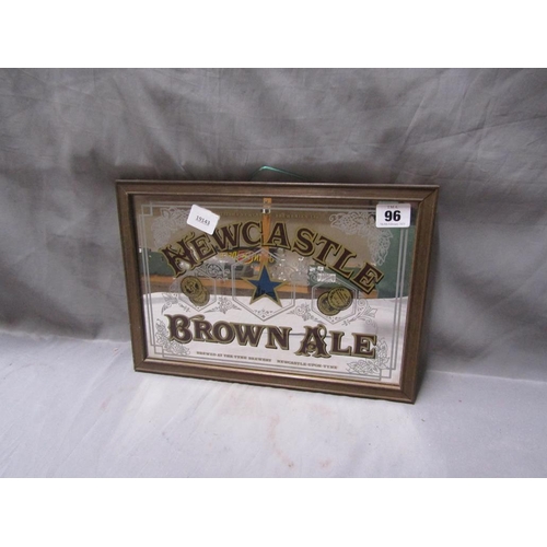 96 - NEWCASTLE BROWN ALE ADVERTISING MIRROR